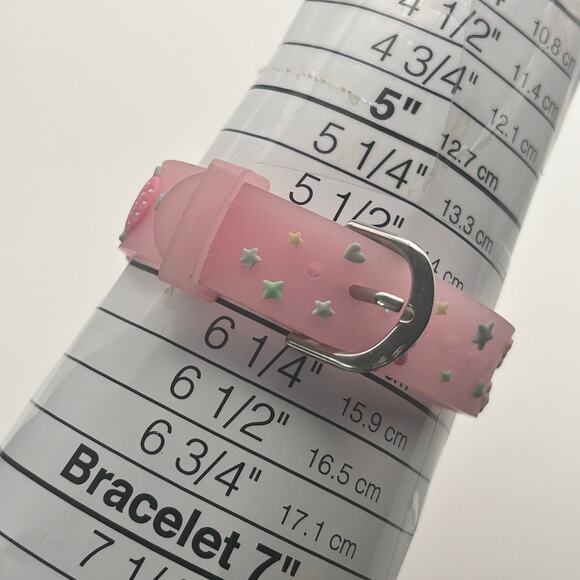 JNEW Pink Silver Unicorn Kids Fashion Digital Watch 34mm Working - Picture 5 of 8